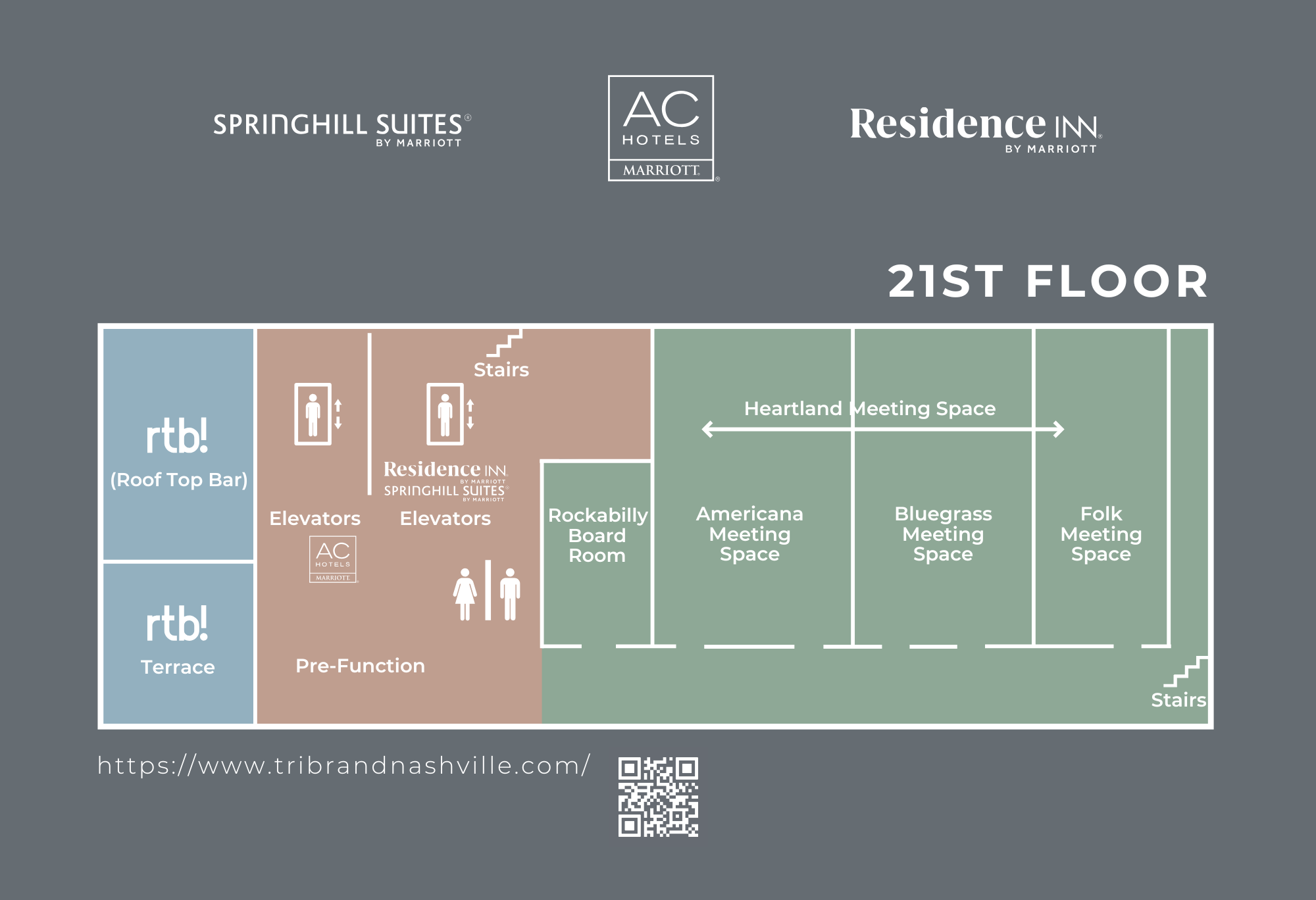21st Floor Map