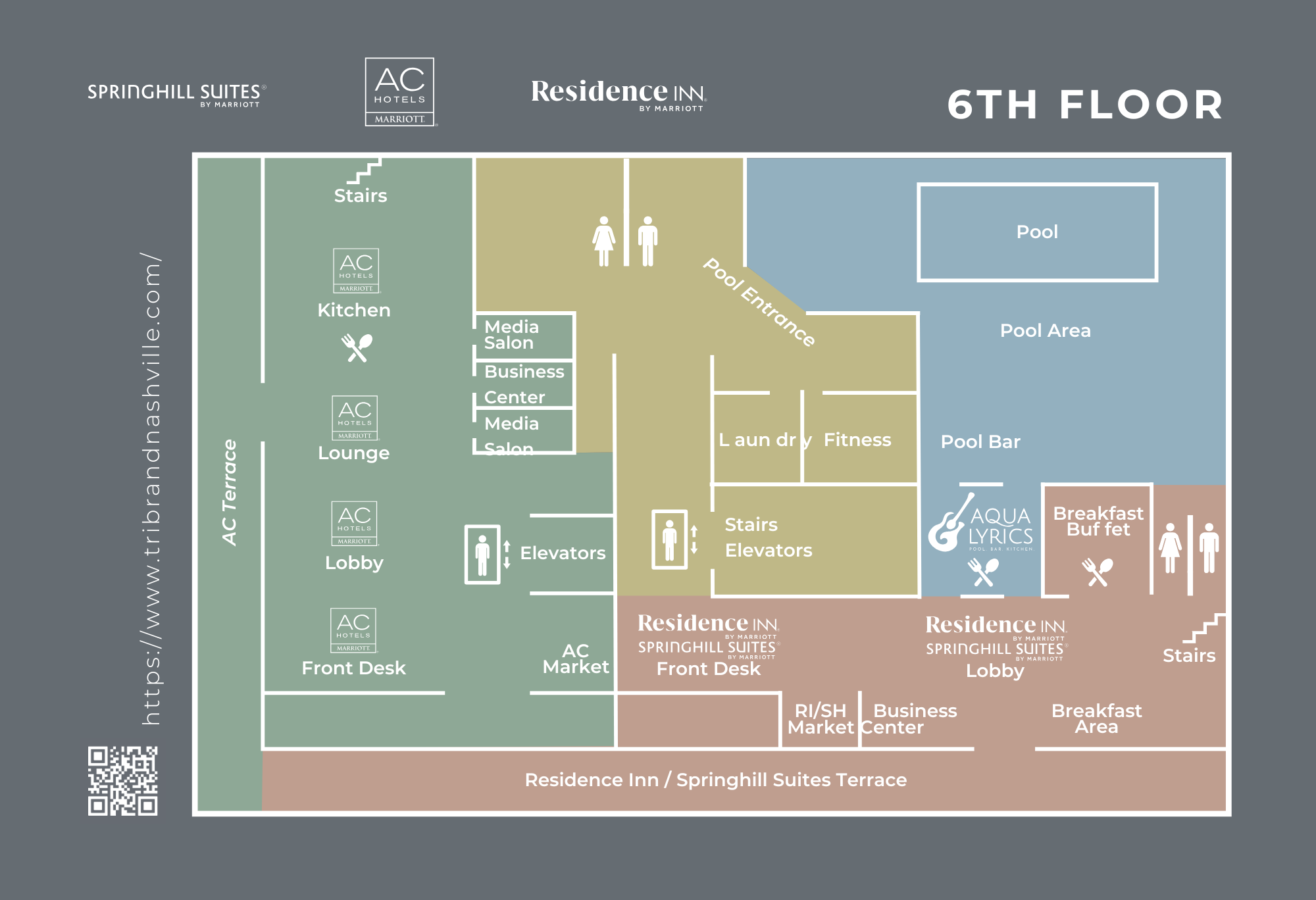 6th Floor Map